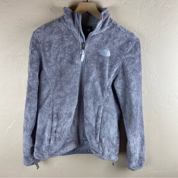 The North Face Jackets & Blazers - North Face Gray Fleece zip-up Jacket Women’s Medium